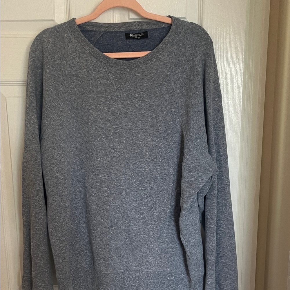 Madewell Blue (looks like denim color but sweatshirt)  Sweatshirt